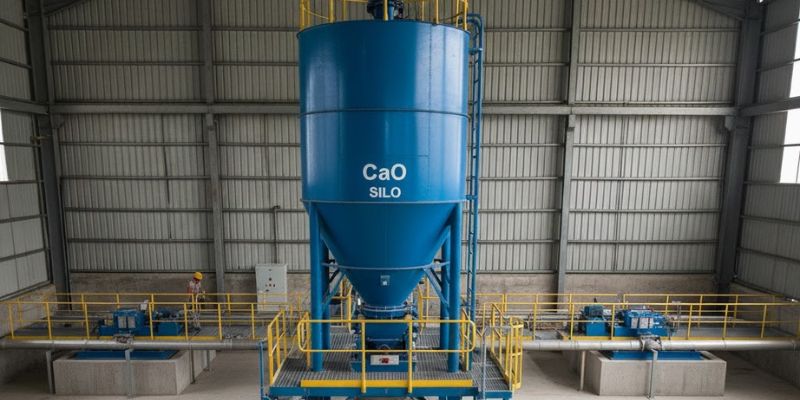 Lime dosing system in water treatment