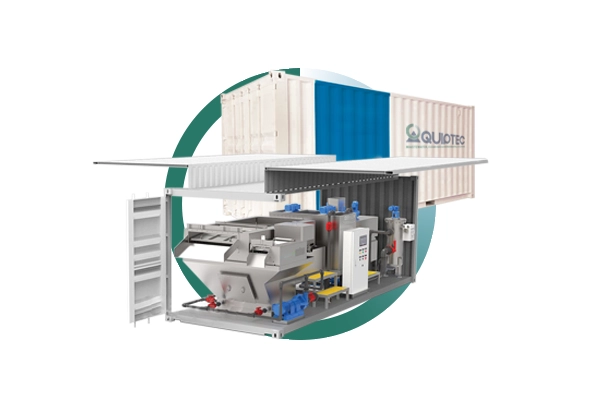 Portable sludge dewatering
