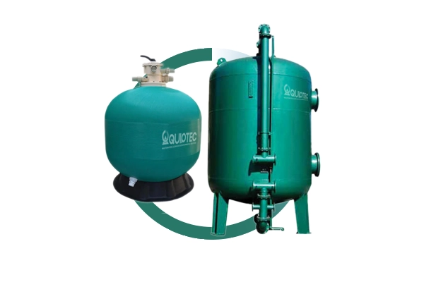 Water sand filter by aquiptec
