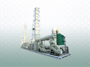 Acid and alkali waste gas